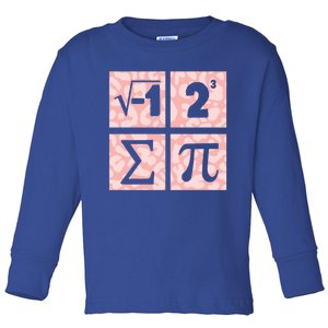 I Ate Some Pie I 8 Sum Pi Funny Pi Math Equation Algebra Gift Toddler Long Sleeve Shirt