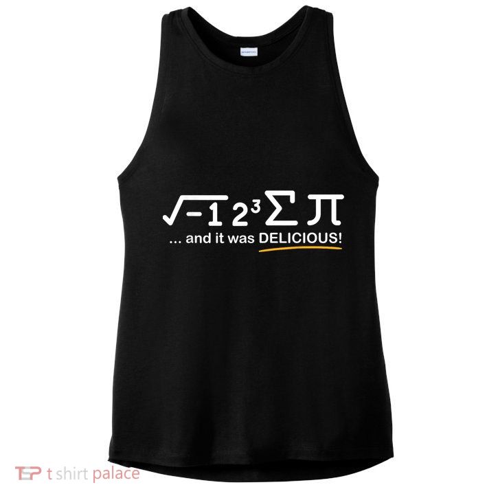 I Ate Some Pi Funny Pi Day & Math Lover Gift Ladies PosiCharge Tri-Blend Wicking Tank