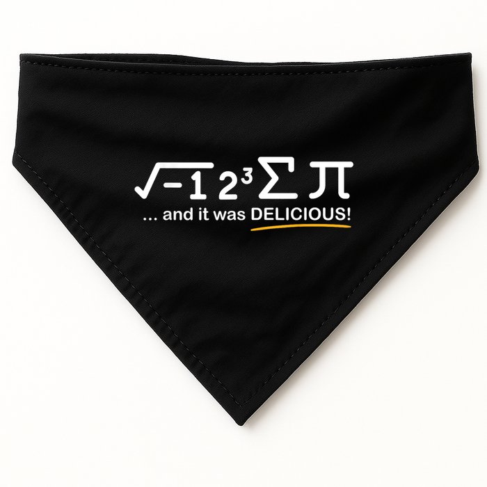 I Ate Some Pi Funny Pi Day & Math Lover Gift USA-Made Doggie Bandana