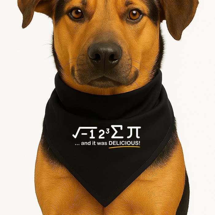 I Ate Some Pi Funny Pi Day & Math Lover Gift USA-Made Doggie Bandana