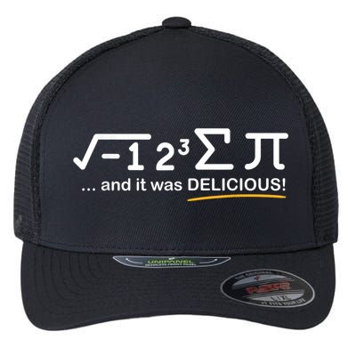 I Ate Some Pi Funny Pi Day & Math Lover Gift Flexfit Unipanel Trucker Cap