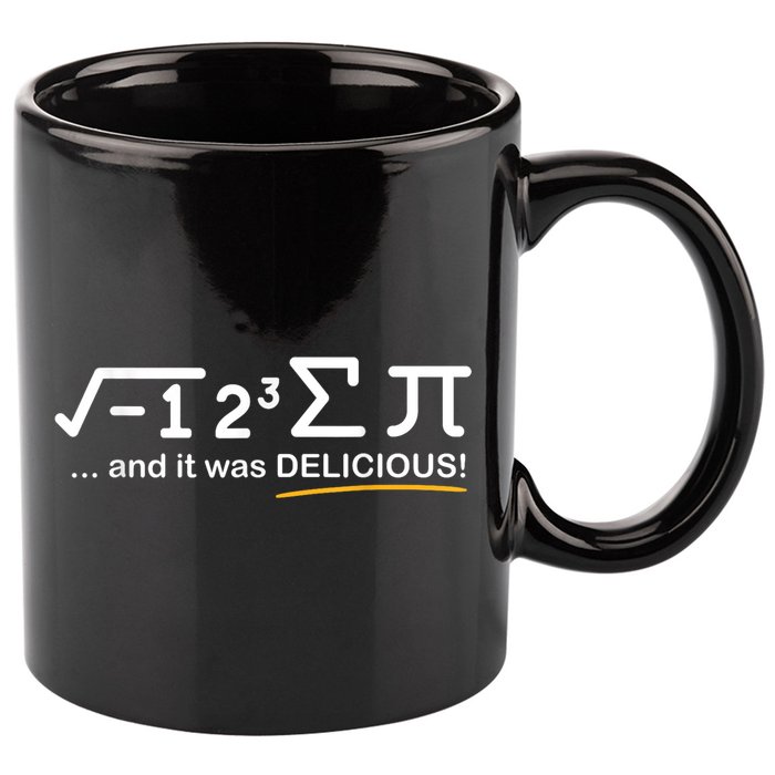 I Ate Some Pi Funny Pi Day & Math Lover Gift 11oz C Handle Ceramic Mug