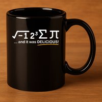 I Ate Some Pi Funny Pi Day & Math Lover Gift 11oz C Handle Ceramic Mug