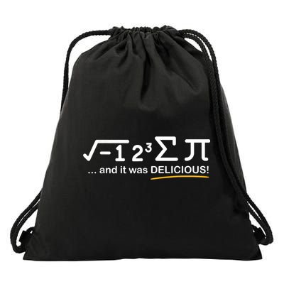 I Ate Some Pi Funny Pi Day & Math Lover Gift Drawstring Bag