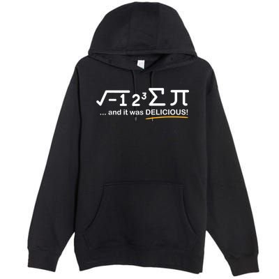I Ate Some Pi Funny Pi Day & Math Lover Gift Premium Pullover Hoodie