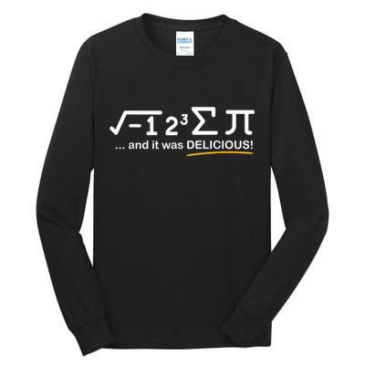 I Ate Some Pi Funny Pi Day & Math Lover Gift Tall Long Sleeve T-Shirt