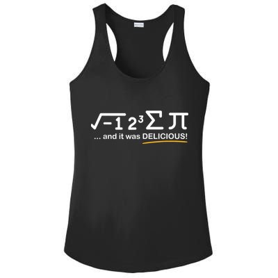 I Ate Some Pi Funny Pi Day & Math Lover Gift Ladies PosiCharge Competitor Racerback Tank