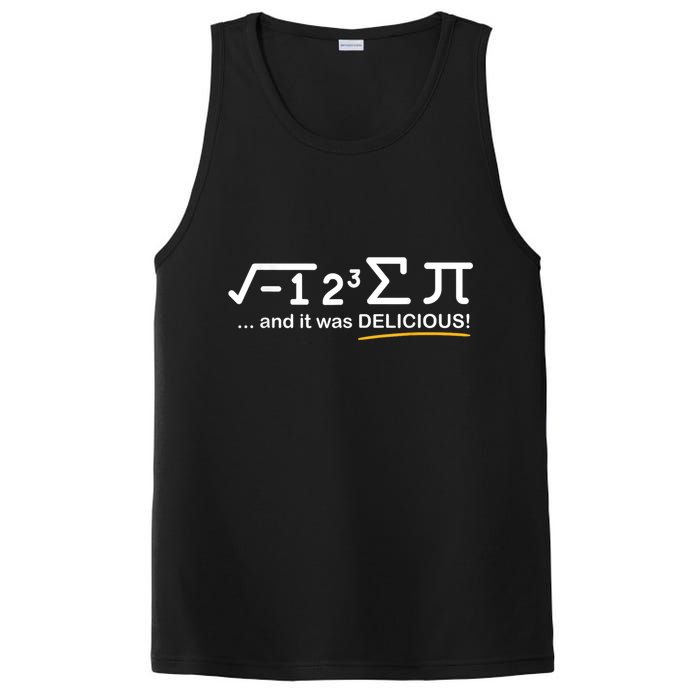 I Ate Some Pi Funny Pi Day & Math Lover Gift PosiCharge Competitor Tank