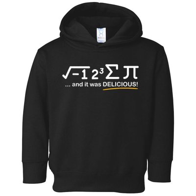 I Ate Some Pi Funny Pi Day & Math Lover Gift Toddler Hoodie
