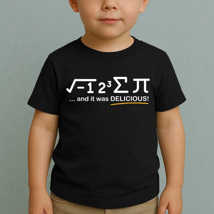 I Ate Some Pi Funny Pi Day & Math Lover Gift Toddler T-Shirt
