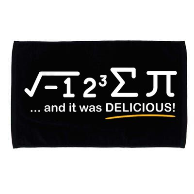 I Ate Some Pi Funny Pi Day & Math Lover Gift Microfiber Hand Towel