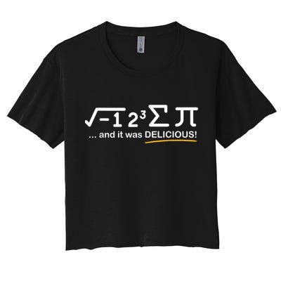 I Ate Some Pi Funny Pi Day & Math Lover Gift Crop Top
