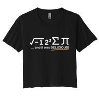 I Ate Some Pi Funny Pi Day & Math Lover Gift Crop Top