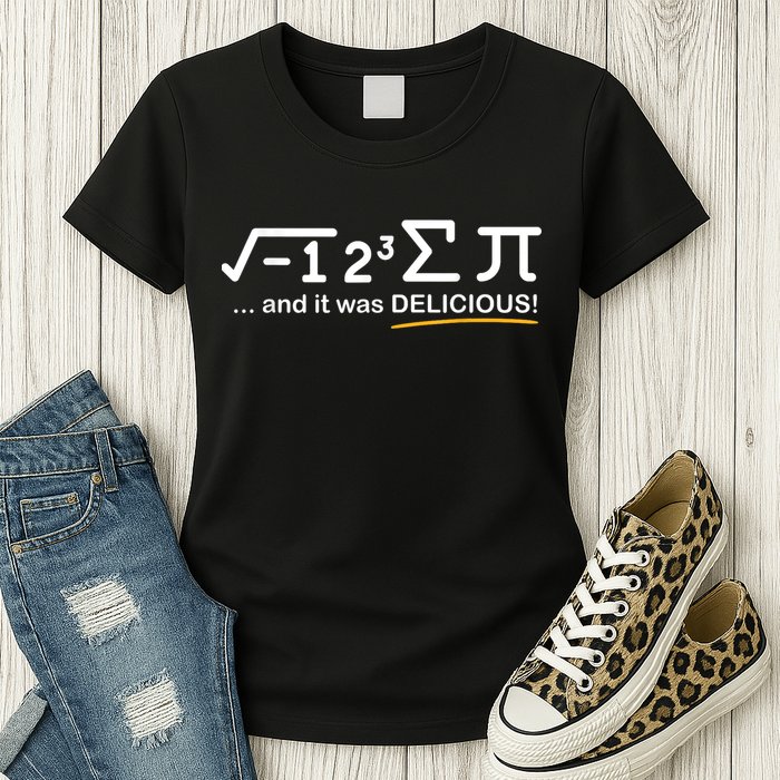 I Ate Some Pi Funny Pi Day & Math Lover Gift Womens T-Shirt