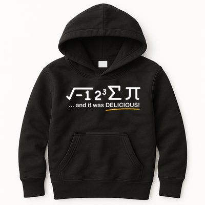 I Ate Some Pi Funny Pi Day & Math Lover Gift Kids Hoodie