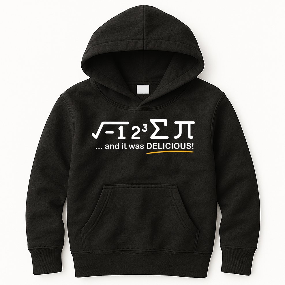 I Ate Some Pi Funny Pi Day & Math Lover Gift Kids Hoodie