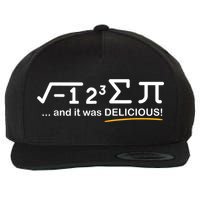 I Ate Some Pi Funny Pi Day & Math Lover Gift Wool Snapback Cap