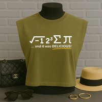 I Ate Some Pi Funny Pi Day & Math Lover Gift Garment-Dyed Women's Muscle Tee