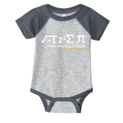 I Ate Some Pi Funny Pi Day & Math Lover Gift Infant Baby Jersey Bodysuit