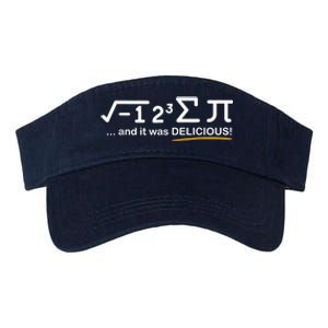 I Ate Some Pi Funny Pi Day & Math Lover Gift Valucap Bio-Washed Visor