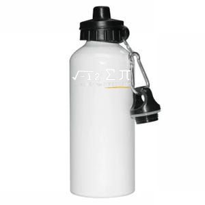 I Ate Some Pi Funny Pi Day & Math Lover Gift Aluminum Water Bottle