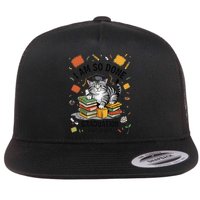 I Am So Done Graduation Cat Class Of 2025 Flat Bill Trucker Hat