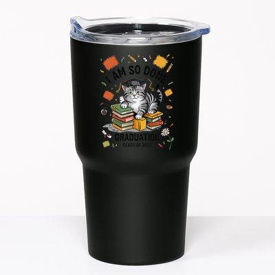 I Am So Done Graduation Cat Class Of 2025 Tumbler
