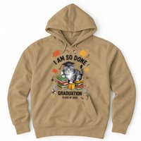 I Am So Done Graduation Cat Class Of 2025 Hoodie