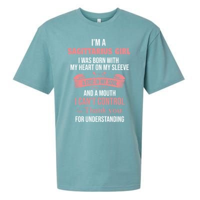 Im A Sagittarius Thanks For Understanding Horoscope Great Gift Sueded Cloud Jersey T-Shirt