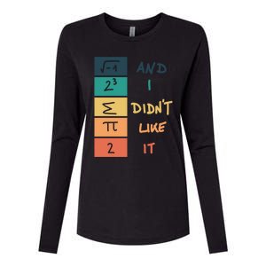 I Ate Some Pie Math Numbers Joke Mathematician Student Geek Gift Womens Cotton Relaxed Long Sleeve T-Shirt