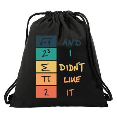 I Ate Some Pie Math Numbers Joke Mathematician Student Geek Gift Drawstring Bag