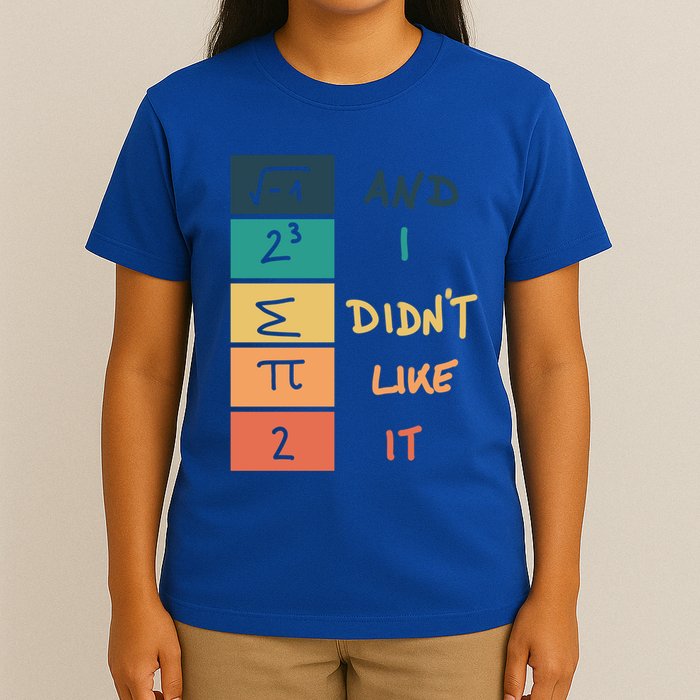 I Ate Some Pie Math Numbers Joke Mathematician Student Geek Gift T-Shirt