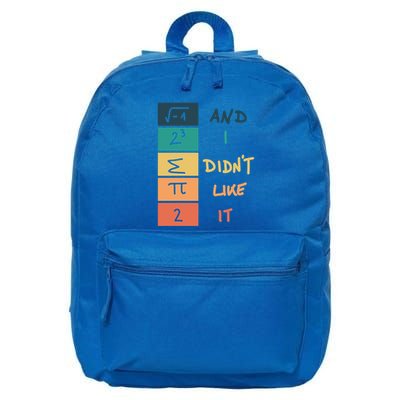 I Ate Some Pie Math Numbers Joke Mathematician Student Geek Gift 16 in Basic Backpack