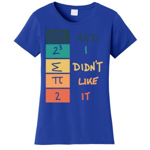 I Ate Some Pie Math Numbers Joke Mathematician Student Geek Gift Women's T-Shirt