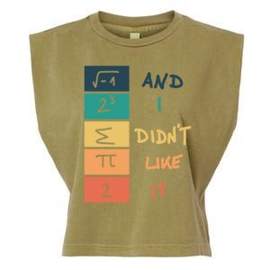 I Ate Some Pie Math Numbers Joke Mathematician Student Geek Gift Garment-Dyed Women's Muscle Tee