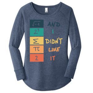 I Ate Some Pie Math Numbers Joke Mathematician Student Geek Gift Women's Perfect Tri Tunic Long Sleeve Shirt