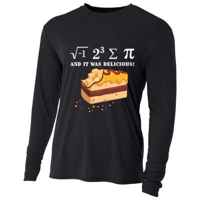 I Ate Sum Pi Math Mathematics I Ate Some Pie Cool Gift Cooling Performance Long Sleeve Crew