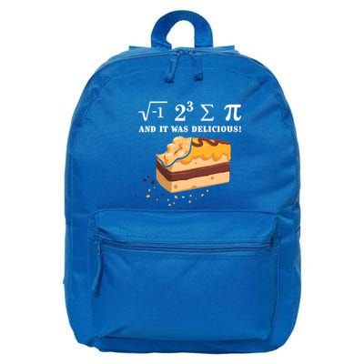 I Ate Sum Pi Math Mathematics I Ate Some Pie Cool Gift 16 in Basic Backpack