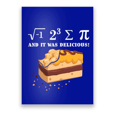 I Ate Sum Pi Math Mathematics I Ate Some Pie Cool Gift Poster