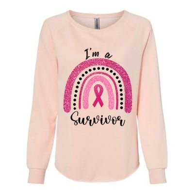 Im a Survivor Breast Cancer Survivor Gifts Womens California Wash Sweatshirt