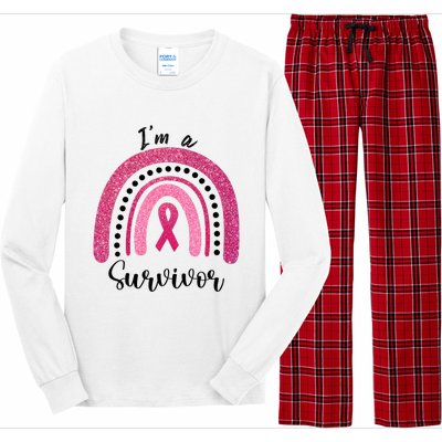 Im a Survivor Breast Cancer Survivor Gifts Long Sleeve Pajama Set