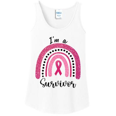 Im a Survivor Breast Cancer Survivor Gifts Ladies Essential Tank