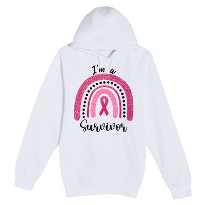 Im a Survivor Breast Cancer Survivor Gifts Premium Pullover Hoodie