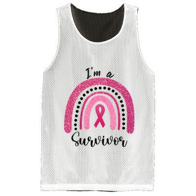 Im a Survivor Breast Cancer Survivor Gifts Mesh Reversible Basketball Jersey Tank