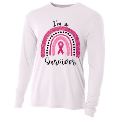 Im a Survivor Breast Cancer Survivor Gifts Cooling Performance Long Sleeve Crew