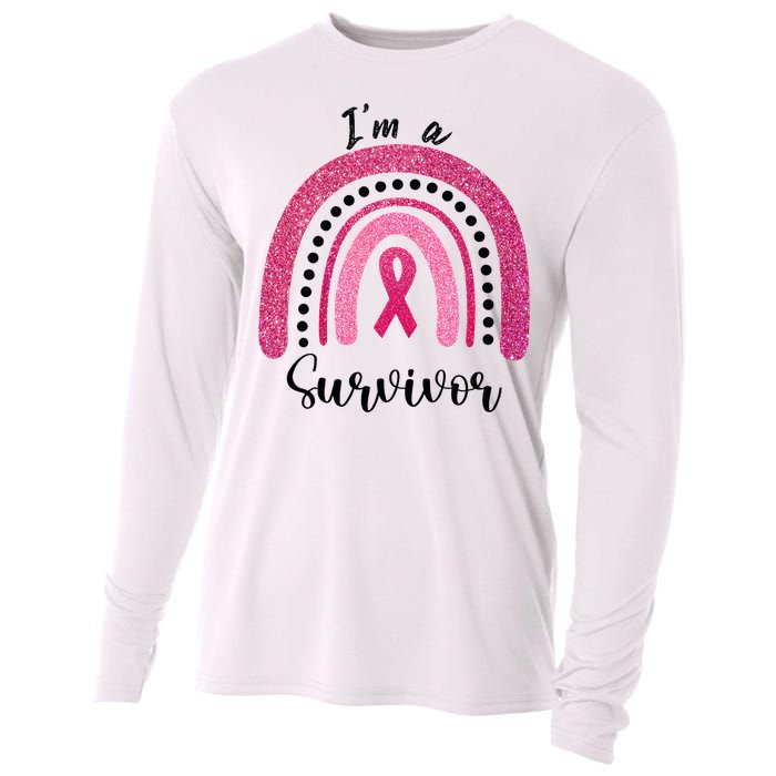 Im a Survivor Breast Cancer Survivor Gifts Cooling Performance Long Sleeve Crew