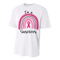 Im a Survivor Breast Cancer Survivor Gifts Performance Sprint T-Shirt