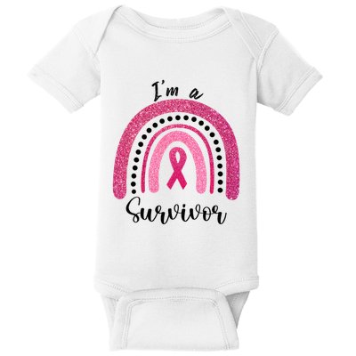 Im a Survivor Breast Cancer Survivor Gifts Baby Bodysuit