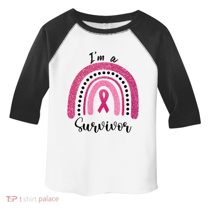 Im a Survivor Breast Cancer Survivor Gifts Toddler Fine Jersey T-Shirt