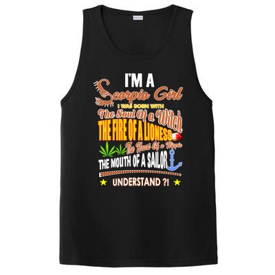 Im A Scorpio Born As Scorpio Funny Scorpio Zodiac Great Gift PosiCharge Competitor Tank